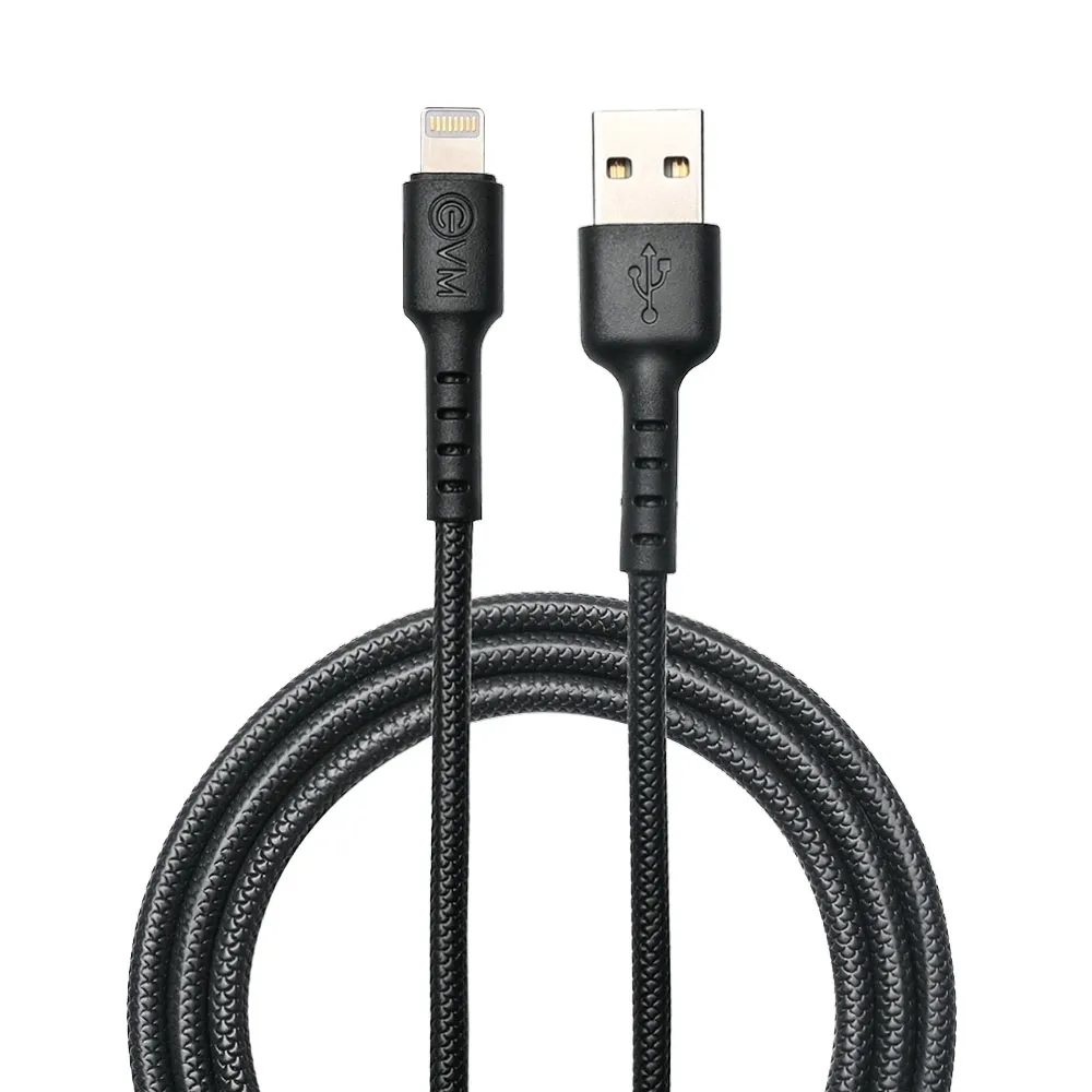 EVM USB To Iphone Lightning Charger & Sync Cable EVM-C-013-B view 2